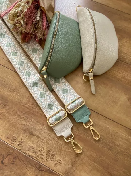 Leder Bauchtaschen Set S/M/XL in Silber/Gold mit breitem - Etsy.de