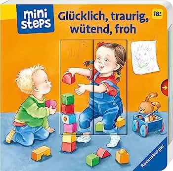 ministeps: Glücklich, traurig, wütend, froh: Ab 18 Monaten (ministeps Bücher) : Grimm, Sandra, Szesny, Susanne: Amazon.de: Bücher