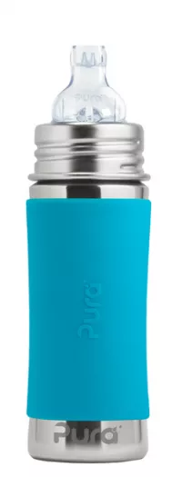 Pura Kiki - Pura Kiki Trinklernflasche 300 ml mit Silikon-Sleeve | Avocadostore
