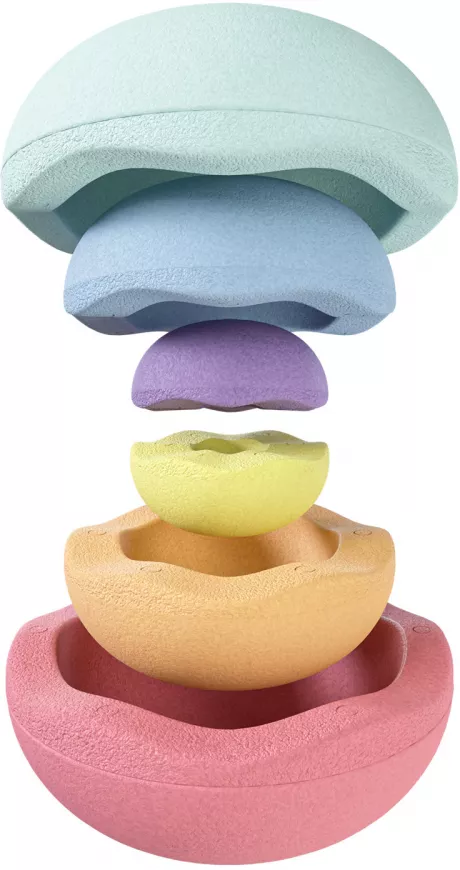 Stapelsteine: Stapelstein Inside Rainbow Pastel | Stadtlandkind