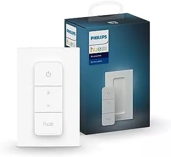 Philips Hue Dimmschalter, Zubehör für Ihr Philips Hue System, kabelloses Dimmen ohne Installation, Abrufen von Lichtszenen, Weiß : Amazon.de: Beleuchtung