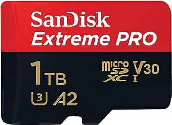 SanDisk Extreme PRO microSDXC UHS-I Speicherkarte 1 TB + Adapter & RescuePRO Deluxe: Amazon.de: Computer & Zubehör