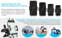 Beikell Handyhalterung Fahrrad, 360° Drehbarer Universal Motorrad Handyhalter - für iPhone X/8/7/6, Samsung und Handy mit 4,3-6,5 Zoll (Bildschirmdiagonale): Amazon.de: Elektronik