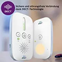 Philips Avent Audio-Babyphone SCD503/26, DECT-Technologie, Eco-Mode, 24 Std. Laufzeit, Nachtlicht