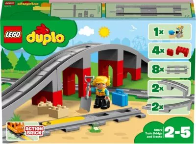 LEGO® DUPLO 10872 Eisenbahnbrücke und Schienen, LEGO DUPLO | myToys