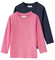 2 Mädchen Langarmshirts im Basic-Style | Ernsting's family