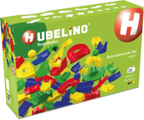 HUBELINO® Kugelbahn - 128-teiliges Bahnelemente-Set - babymarkt.de
