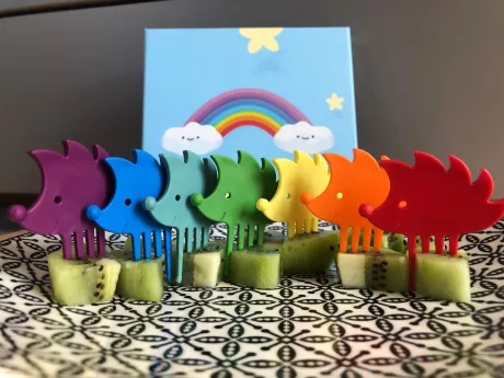 Pieksi 7er Set "Rainbow" 🦔🌈 – Pieksi und Griffel