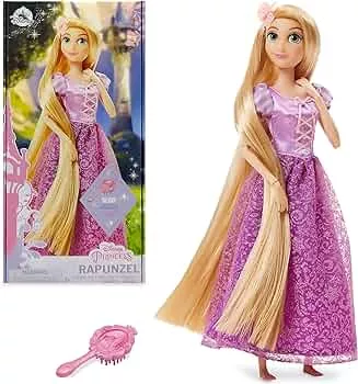 Disney Store Offizielle Rapunzel-Puppe für Kinder, Rapunzel – Neu verföhnt, 29 cm, vollbewegliche Puppe im Glitzerkleid mit ausgearbeiteter Haarbürste, geeignet ab 3 Jahren: Amazon.de: Spielzeug