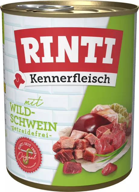 RINTI Kennerfleisch Wildschwein 12x800 g | FRESSNAPF
