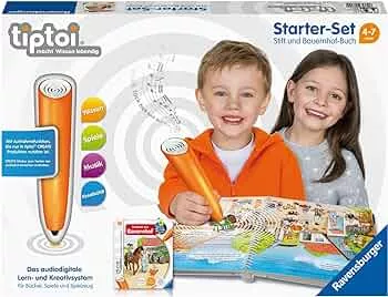 Ravensburger tiptoi Starter-Set 00804: Stift und Bauernhof-Buch - Lernsystem für Kinder ab 4 Jahren: Amazon.de: Spielzeug