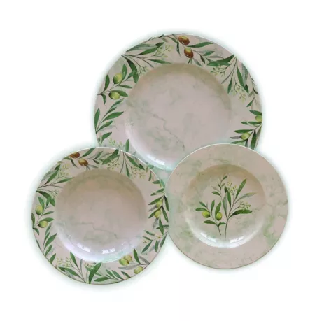 Aparelho jantar oliva 12pc (R$ 239,90)