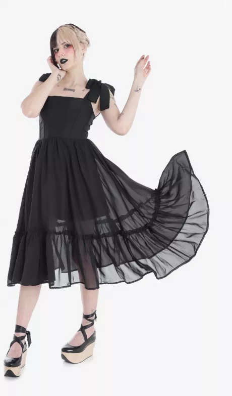 Vestido Midi Corpete Princess