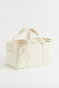 Wickeltasche aus Baumwollcanvas - Naturweiß - Home All | H&M DE