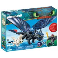 PLAYMOBIL - 70037 Hicks und Ohnezahn mit Babydrachen - PLAYMOBIL Dragons Deutschland