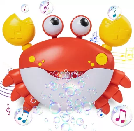 Baby Bath Toy, Crab Bath Toy Bubble with Music, Bath Toy Baby from 1 2 3 4 5 Years, Baby Water Toy Bath Toy Children, Gifts for Boys and Girls (Red): Amazon.de: Toys