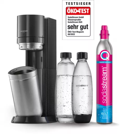 Sodastream : DUO black/metal Starter Kit