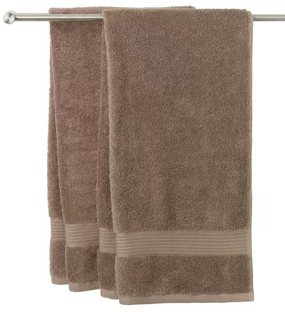 Badetuch KARLSTAD 70x140 braun KRONBORG | JYSK