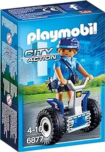 PLAYMOBIL 6877 Polizistin mit Balance-Racer: Amazon.de: Spielzeug
