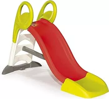 Smoby – KS Rutsche – kompakte Kinderrutsche mit Wasseranschluss, 1,5 Meter lang, mit Rutschauslauf, Verstrebung, Haltegriffen, für Kinder ab 2 Jahren: Amazon.de: Spielzeug