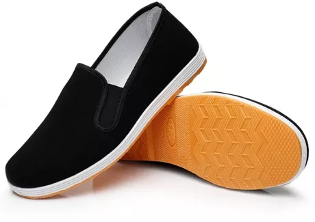 Sapatos de pano de algodão Kung Fu chinês tradicional para homens, tênis para treinamento de arte marcial Tai-chi, calçado esportivo respirável