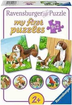 Ravensburger Kinderpuzzle - 05072 Tierfamilien auf dem Bauernhof - my first puzzle mit 9x2 Teilen - Puzzle für Kinder ab 2 Jahren: Amazon.de: Spielzeug