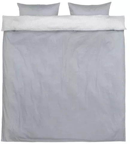 Satin-Bettwäsche JUDITH 200x220 blau | JYSK