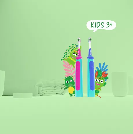 Kids 3+ | Smarte Schallzahnbürste mit App für Kinder ab 3 Jahren