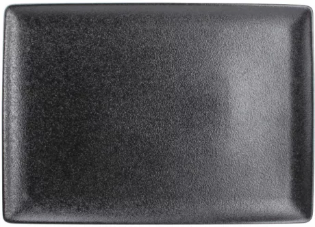 Teller Black Dusk Porzellan Schwarz B 28 T 20 cm Spülmaschinen und Mikrowellen geeignet