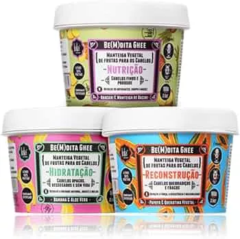 Kit Lola Cosmetics Cronograma Capilar Be(m) dita Ghee (3 Produtos) | Amazon.com.br