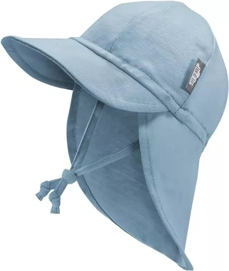 Jan & Jul Baby-Sonnenhut für Neugeborene Jungen mit Nackenklappe (Sturmblau, Größe XS: 0-3 Monate) : Amazon.de: Fashion