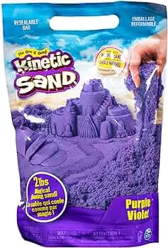 Kinetic Sand 907 g magischer Sand lila im wiederverschließbaren Beutel - für kreatives Indoor-Sandspiel, Hergestellt in Schweden, für Kinder ab 3 Jahren : Amazon.de: Spielzeug