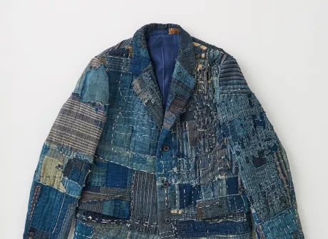 Kuon Made Jacket From 100-Year Old Japanese Boro - Long John