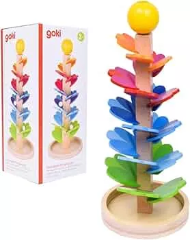 goki 53832 Murmelspiel Klangpagode, Buntes & Kreatives Holzspielzeug mit Klangspiel 37cm, Ab 3 Jahren: Amazon.de: Spielzeug