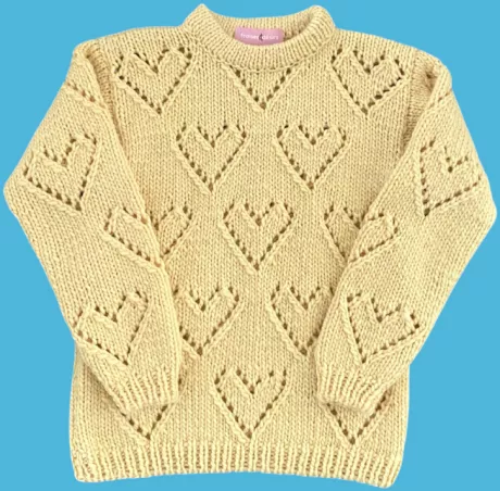 Heartbeat wool sweater – fraisesetdesirs