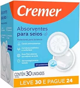 Absorvente Cremer 30Un. Seios : Amazon.com.br: Saúde e Bem-Estar