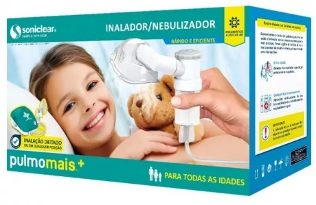 Inalador e Nebulizador Pulmomais - Soniclear - Hospital Home
