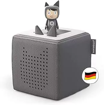 tonies Toniebox Starter Set inkl. 1 Kreativ Figur – Audioplayer für Hörbücher und Lieder für Kinder, einfach zu bedienende kabellose Musikbox BZW. Lautsprecher, 7 Std. Akku, Anthrazit: Amazon.de: Spielzeug