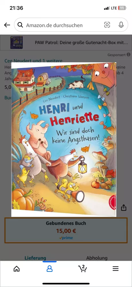 Buch Henry und Henriette