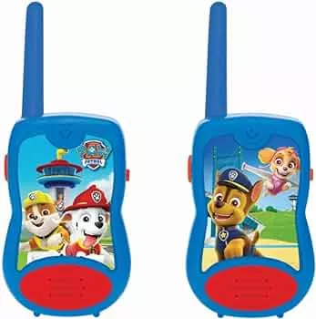 Lexibook TW12PA Paw Patrol Helfer auf Vier Pfoten Chase Walkie-Talkies, Gürtelclip, Batterie, Blau/Rot, T.Única: Amazon.de: Spielzeug
