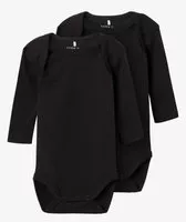 Name it NBNBODY SOLID UNISEX 2 PACK - Body - black/schwarz - Zalando.de