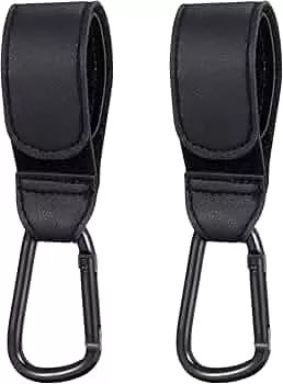 tao pipe Pack of 2 pram hooks for changing bags, pram hooks, bag hooks, pendant for prams in universal fit, Velcro pram hook : Amazon.de: Baby Products