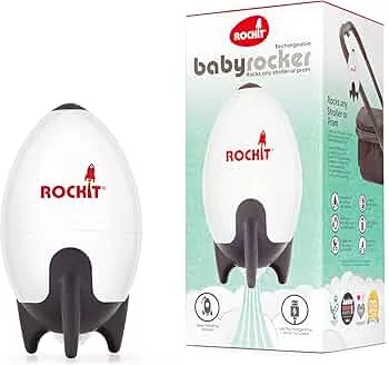 ROCKIT Baby Rocker Rocket (Rechargeable), Infinitely Adjustable & Ultra Quiet Motor with 60 Min Timer, Removable Bracket, Rocking Prams & Buggies : Amazon.de: Baby Products