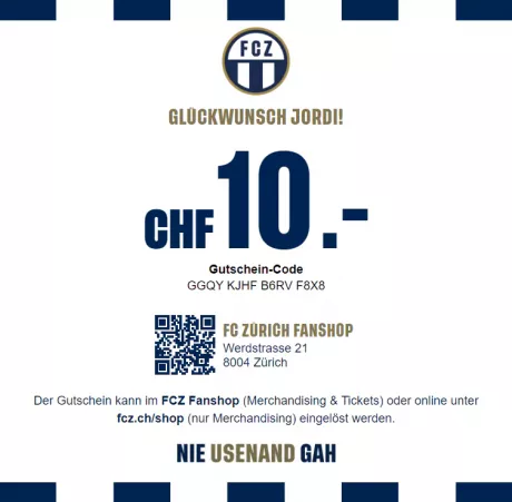 FCZ Gutschein