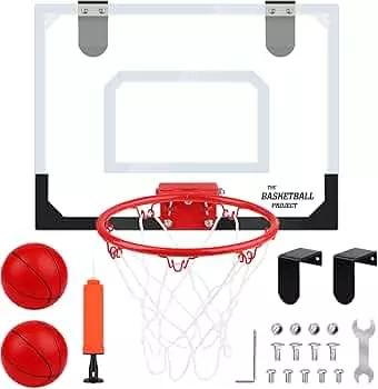 Dreamon Mini basketball hoop for children, basketball set indoor for rooms with ball. : Amazon.de: Toys