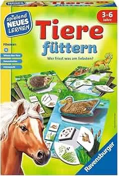 Ravensburger 25034 “Tiere füttern“ (Learning Game) (German Game): Amazon.de: Toys