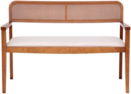 BANCO 2 LUGARES MARAÍ NATURAL/NOZES | Tok&Stok