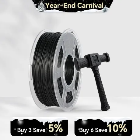 SUNLU Nylon6+Carbon Fiber (PA6+CF) 3D Drucker Filament 1KG | SUNLU Online Store – SUNLU DE Store