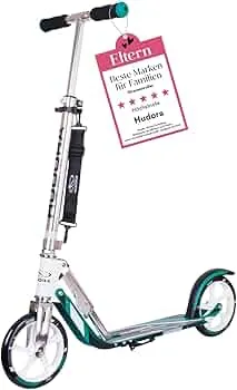 HUDORA BigWheel 205 Scooter - Stabiler Aluminium-Roller - Höhenjustierbarer & zusammenklappbarer Cityroller mit Ständer - Sportlicher Kinder- & Erwachsenenroller für bis zu 100kg : Amazon.de: Sport & Freizeit