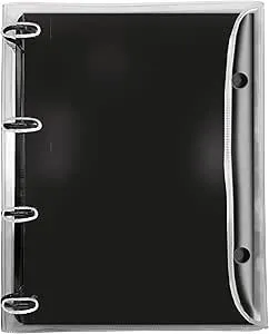 Fichário Universitário Cristal Preto com 192 Folhas – DAC 2394 | Amazon.com.br